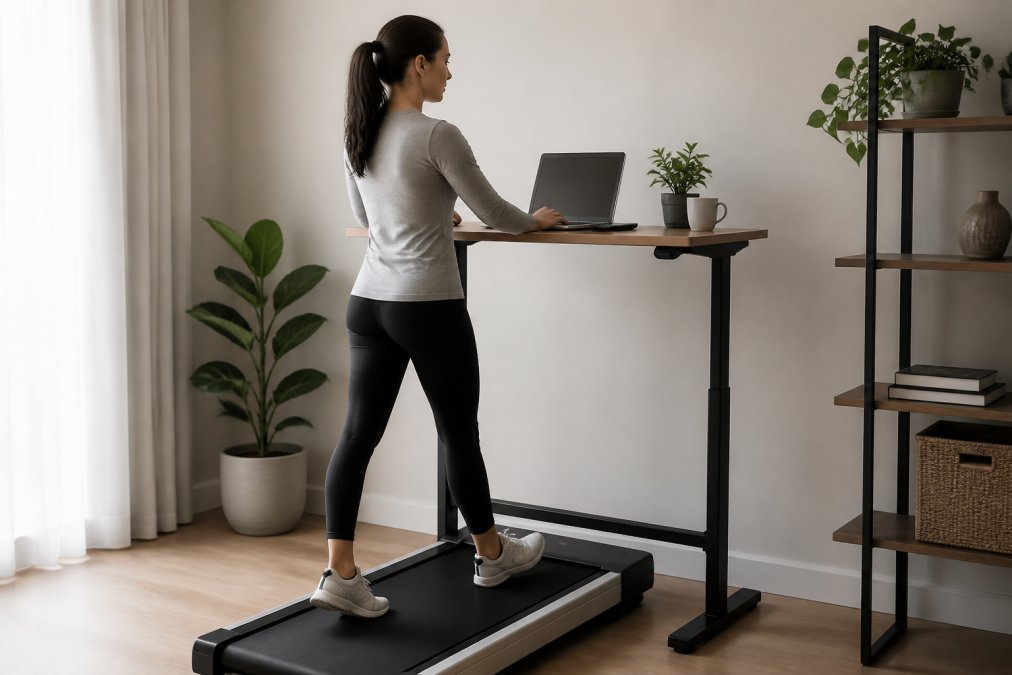 How to Set Up a Walking Desk in a Small Space